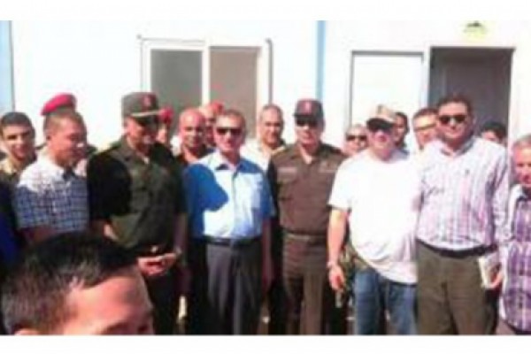 Major General/ Hamdi Badin and Eng. Ibrahim Mahlab visited the project